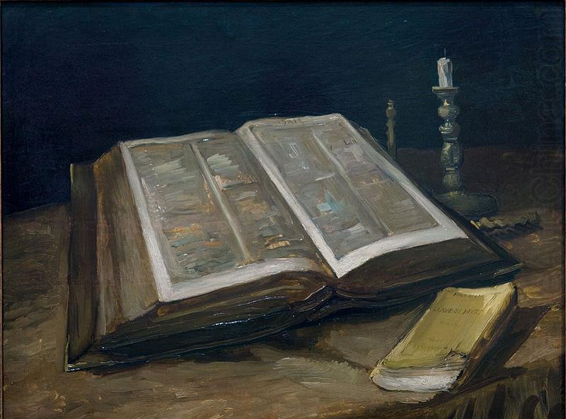 Vincent Van Gogh Stilleven met bijbel china oil painting image